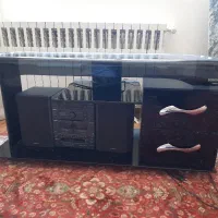 میز تلوزیون شیشه ای