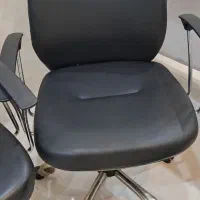 دوعدد صندلی چرخدار تنظیمی