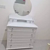 سرویس خواب یکنفره نوجوان طرح گل رز|تخت و سرویس خواب|بجنورد, |دیوار