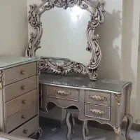 سرویس خواب  جنس چوب راش با رنگ خاص|تخت و سرویس خواب|تهران, پرواز|دیوار