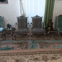 یک دست مبل تمام استیل 9نفره|مبلمان خانگی و میز عسلی|اسلامشهر, شهرک قائمیه|دیوار