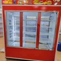 یخچال ایستاده فروشگاهی دو طرف شیشه