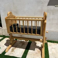 گهواره تمام چوب