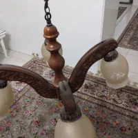 لوستر چوبی چهارتایی