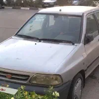 پراید نقره ای ۸۵ دوگانه