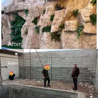 آبنما آبشار برکه استخر ساحلی