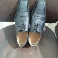 کفش‌تمام‌چرم‌دست‌دوز‌مردانه