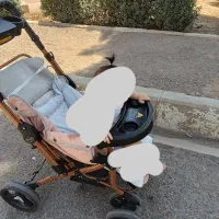 کالسکه مارک دلیجان کلا ۱۰روز استفاده شده.ست کریره