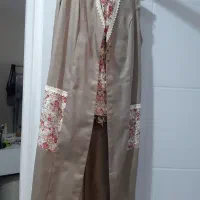 پالتو جلو خز دار پشت چرم مجلسی و پیراهن دوتیکه|لباس|تهران, پرستار|دیوار