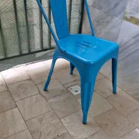 صندلی فلزی تولیکس آبی|صندلی و نیمکت|کرج, گوهردشت|دیوار