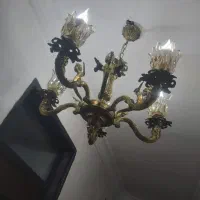 لوستر برنزی|لوستر و چراغ آویز|ارومیه, |دیوار