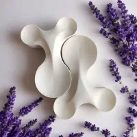 هفتسین دوپارچه طرح مدرن ملورینا رنگ cloud dancer|صنایع دستی و سایر لوازم تزئینی|لاهیجان, شیخ زاهد|دیوار