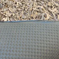 فرش چرم طبیعی نسکافه ای پرز بلند|فرش|مشهد, هنرستان|دیوار