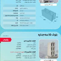 بلوکهای سبک چند جداره|مصالح و تجهیزات ساختمان|بروجرد, |دیوار
