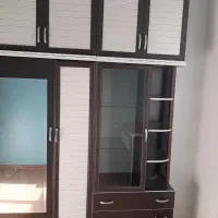 کمد ام دی اف سه تیکه|کتابخانه، شلف، قفسه‌های دیواری|تهران, شهرک ولیعصر شمالی|دیوار