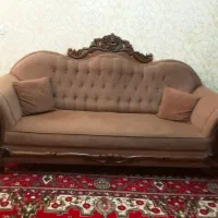 مبل راحتی چوبی ۸ نفره با دو میز|مبلمان خانگی و میز عسلی|مرند, |دیوار