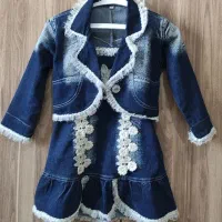 پالتو  و لباس مجلسی دخترانه  و صندل و شلوار جین|کفش و لباس بچه|مرودشت, ولایت|دیوار