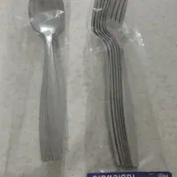 قاشق و چنگال استیل ۶ نفره