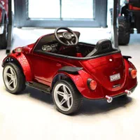 ماشین شارژی فولکس بیتل قورباغهای (موتور شارژی)|اسباببازی بچه|مشهد, آبکوه|دیوار