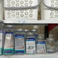 خورده ریز،بانکه حبوبات ،بانکه های در چوبی،شیشه ای|ظروف نگهدارنده، پلاستیکی، یک‌بارمصرف|مشهد, هنرور|دیوار