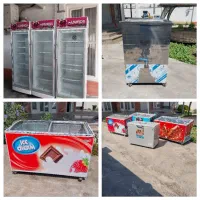 یخچال فریزر تک در .فریزر بستنی.تاپینگ.شیر سرد کن