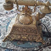 تلفن برنجی مکعبی|صنایع دستی و سایر لوازم تزئینی|تهران, المهدی|دیوار