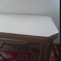 میز فلزی شش نفره بدون صندلی