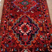 دو عدد کناره دستباف سه در یک