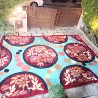 فرش ۱۲متری شایلی کاشان زمینه آبی فانتزی|فرش|نوشهر, |دیوار