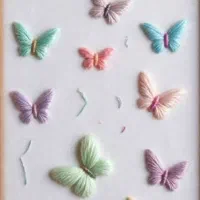 سفارش انواع گلدوزی روی پارچه ولباس و دیوارکوب