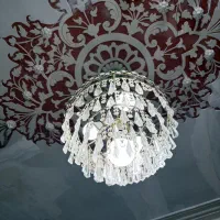 فروش دو عدد لوستر|لوستر و چراغ آویز|لاهیجان, شیشه گران|دیوار