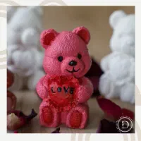 اکسسوری خرس قلب به دست و خرس تدی|مجسمه، تندیس، ماکت|تهران, سازمان آب|دیوار