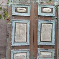 درب چوبی