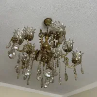 لوستر برنز پنج شاخه دوبل طرح جدید