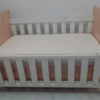 سرویس کامل تخت و دراور کودک MDF در حد نو|اسباب و اثاث بچه|شاهین‌شهر, اقبال لاهوری|دیوار