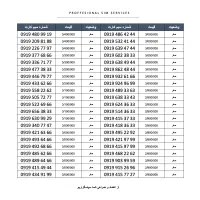 سیمکارت 0919 پله آخر ۰۹۱۹/۹۱۹/919