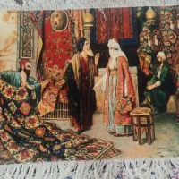 تابلو فرش نیم ابریشم|تابلو فرش|تهران, امین حضور|دیوار