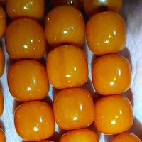 تسبیح کهربا عتیقه اصل آلمان