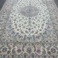 فرش دستباف نایین کرک ابریشم نقشه اصفهان|فرش|مشکیندشت, |دیوار