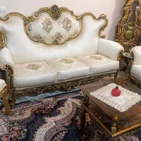 مبلمان9نفره بامیز وعسلی درحد نو بازدید فولادشهر|مبلمان خانگی و میز عسلی|اصفهان, شفق|دیوار