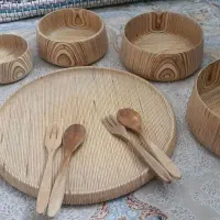 مناسب هدیه سرویس ۶پارچه نوی نو چوبی