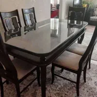فروش فوری میز ناهار خوری و مبل هفت نفره