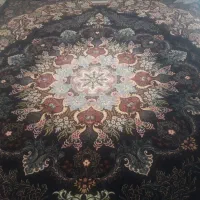دو تخته فرش 12 متری سورمه ای