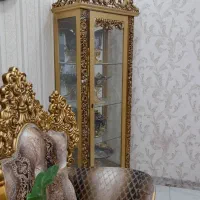 مبل سلطنتی(استیل) و ویترین