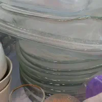۷عدد ظروف پیرکس فرانسه مستطیل و ۱۰ دیس بیضی اصل|ظروف سرو و پذیرایی|تهران, سنائی|دیوار