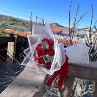 دسته گل روبانی و پروانه ای شاخه ۲۰