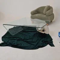 میز جلومبلی شیشه ای گوی دار - فروش با گارانتی|مبلمان خانگی و میز عسلی|تهران, شهرک استقلال|دیوار
