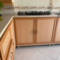 کابینت کاملا سالم به همراه هود.گاز رومیزی.هود|کتابخانه، شلف، قفسه‌های دیواری|اراک, |دیوار