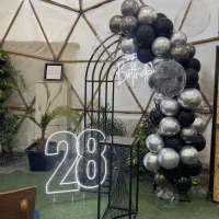 عدد نئون تولد|ریسه و چراغ تزئینی|اصفهان, برازنده|دیوار