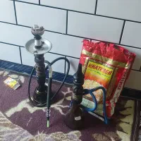 قلیون درجه یک پرتغال  نعناع و دوسیب